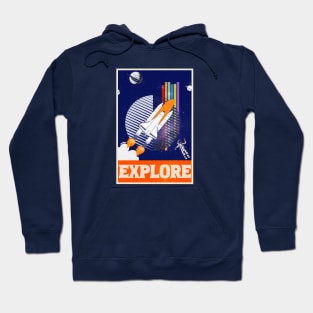 Explore 80s Retro Hoodie